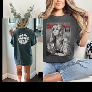 Stevie Nicks Rolling Stone Fleetwood Mac Hoodie Stevie Nicks Tee 70s Band Shirt